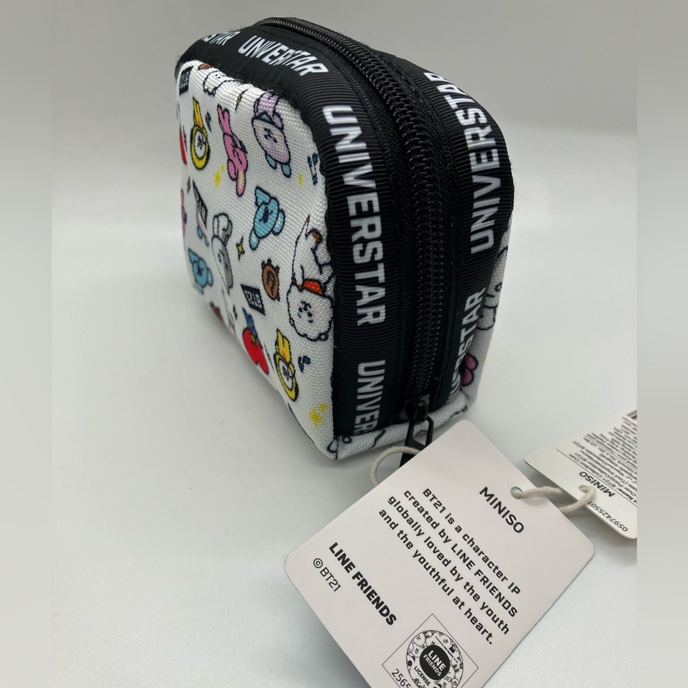 BT21 x Miniso BTS Character Print Small Bag / Pouch - Picture 3 of 5